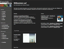 Tablet Screenshot of fotoclub-potsdam.de